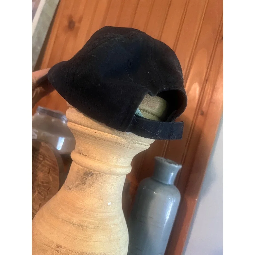 Carhartt Childs Black Cotton Canvas Baseball Cap Adjustable Youth Hat Logo Patch